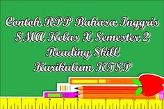 Rpp Bahasa Indonesia Sma Kelas Xi Semester 1